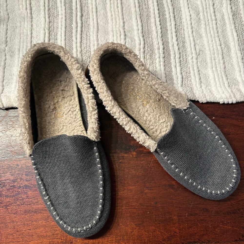 Rothy's The Slipper Merino Wool Slip On Gray Size 9